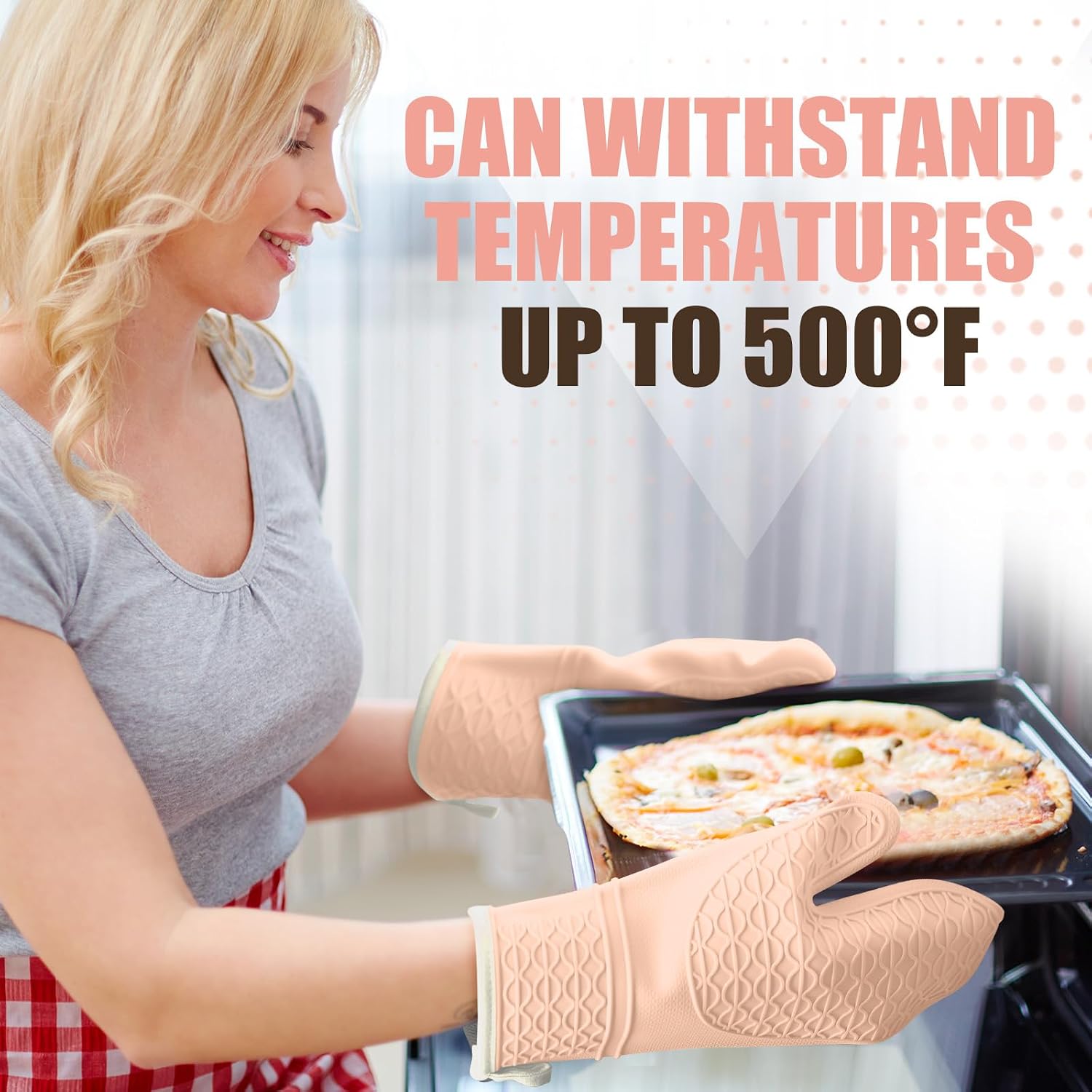 Thumbnail 6 de Silicone Oven Mitts, 12.5-Inch