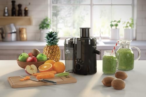 Detalle 2 de Moulinex Frutelia Plus Centrifugeuse JU370810 Noir – 950 ml, 350 W, 2 vitesses