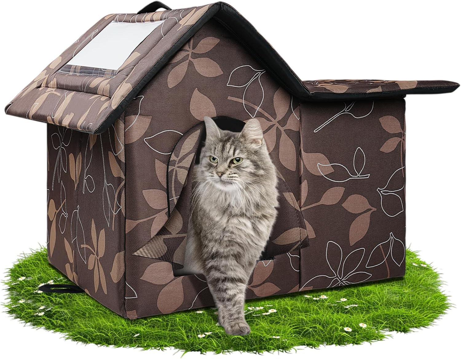 Detalle de WHDPETS Casa para Gatos Cueva 40x45x45cm