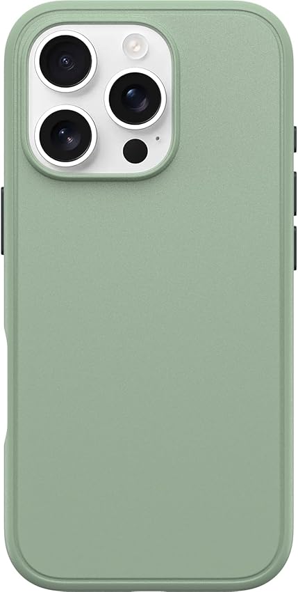 Detalle 2 de Otterbox Symmetry MagSafe para iPhone 16 Pro, Protector Fino Verde