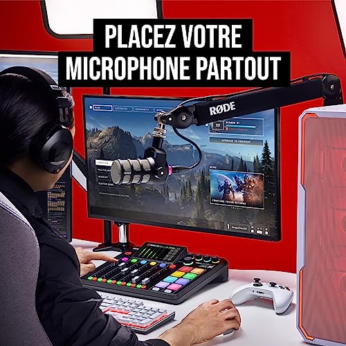 Detalle 2 de RØDE PSA1+ Bras de studio professionnel avec amortissement par ressort et gestion des câbles