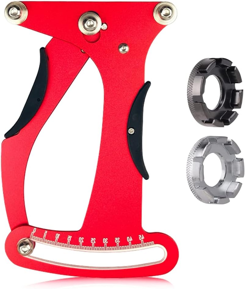 Detalle de mizikuu B-bicyST spaakspanningsmeter met 2 spaaksleutels