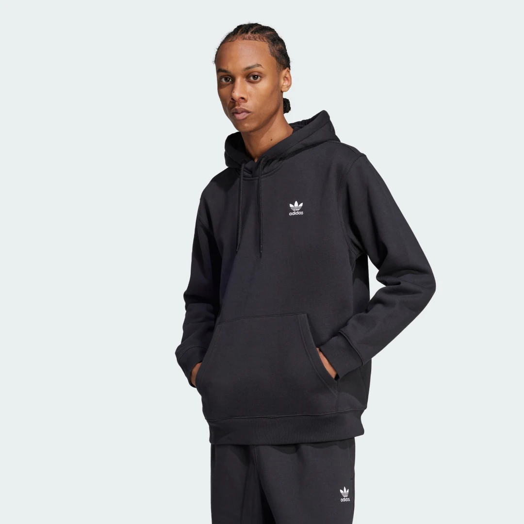 Detalle de adidas Trefoil Essentials sudadera con capucha