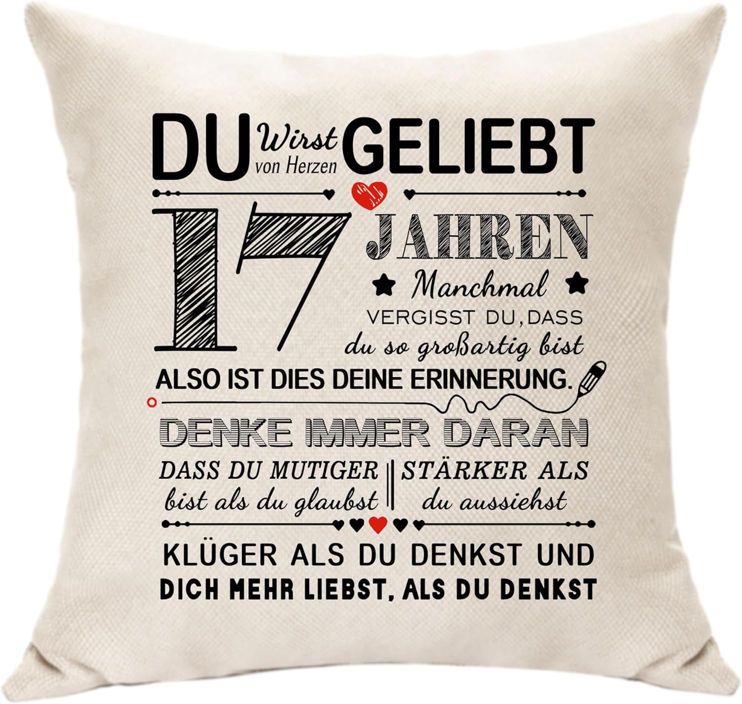 Thumbnail 2 de 35. Geburtstag Geschenkidee: Kissenbezug als Erinnerungsdeko – Für Frauen & Männer