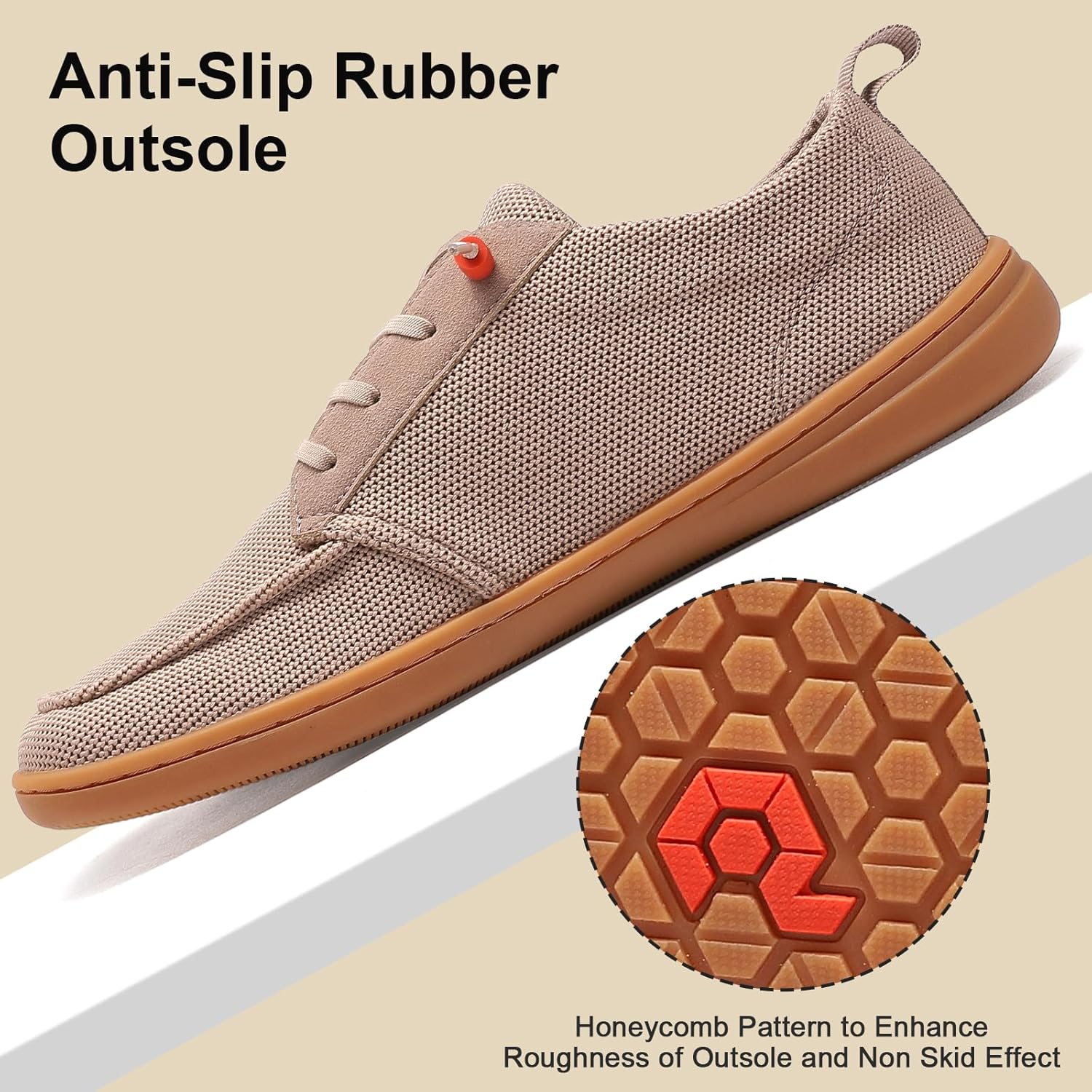 Thumbnail 6 de Men's Barefoot Wide Toe Box Shoes minimalist slip-on walking shoes
