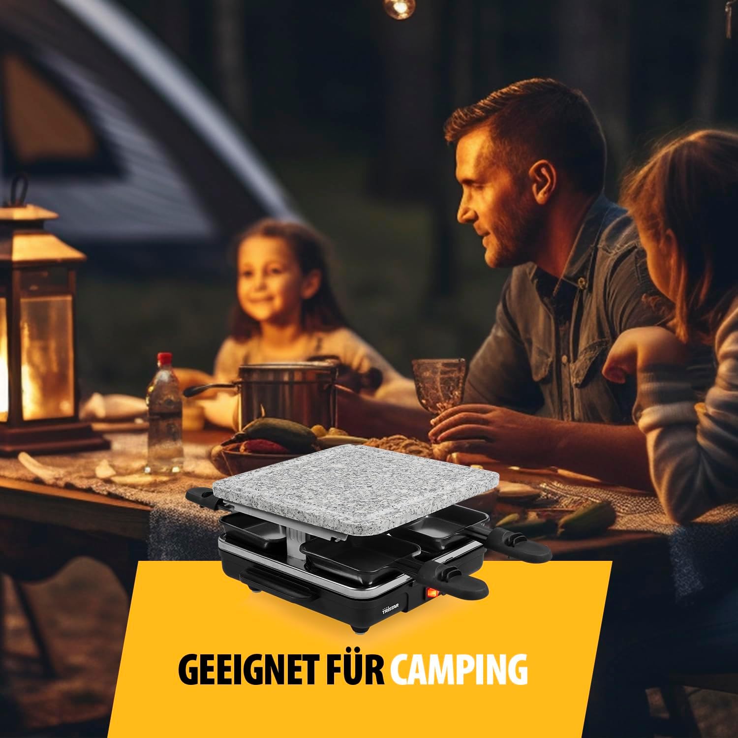 Thumbnail 3 de Tristar Raclette-Stein RA-2745 – Grillplatte 21×21 cm