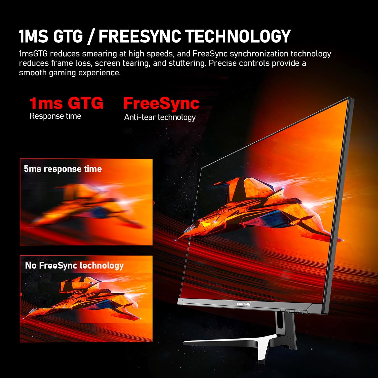 Thumbnail 2 de Gawfolk 32-inch 4K 144Hz Gaming Monitor