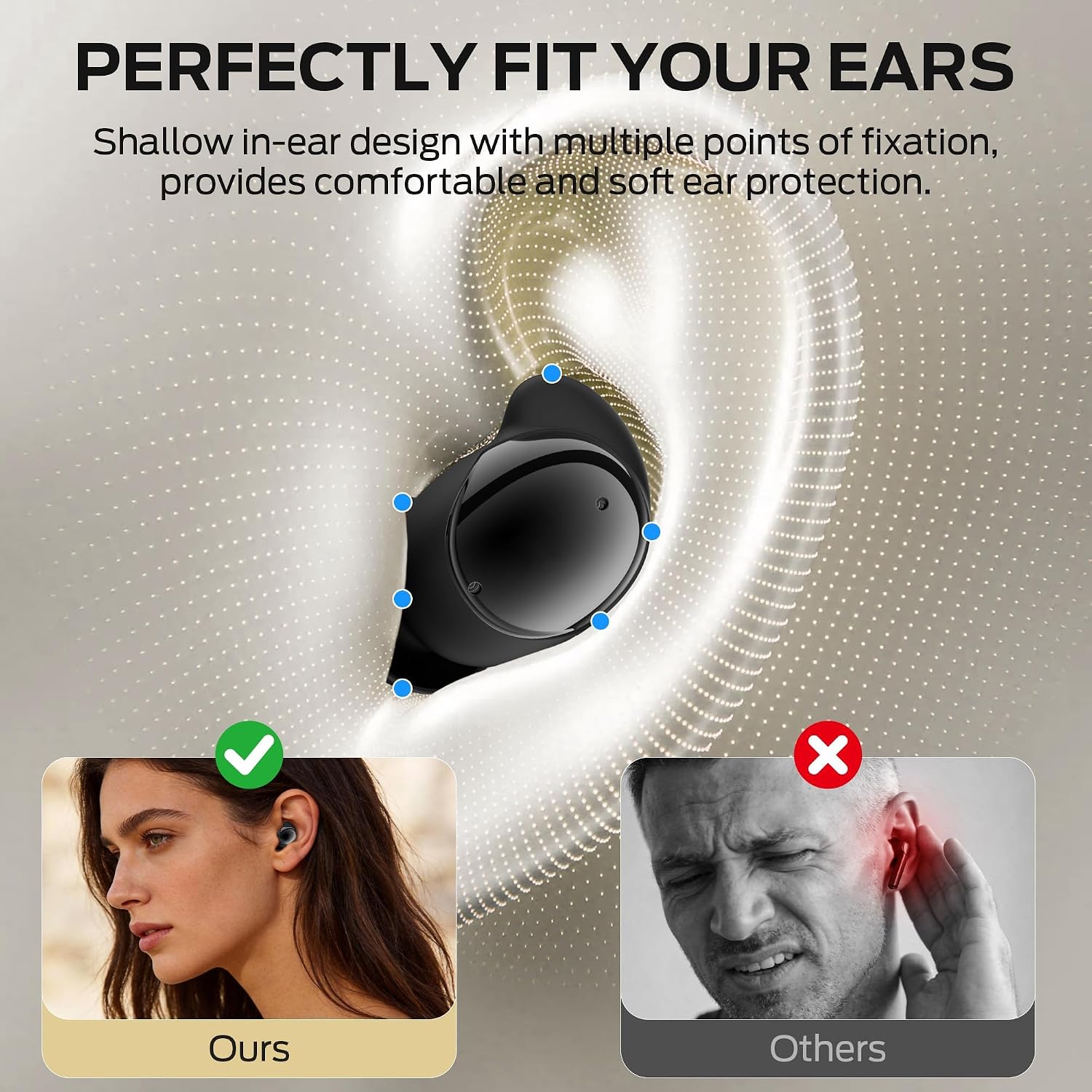 Detalle de Oraolo Sleep Earbuds Ear200