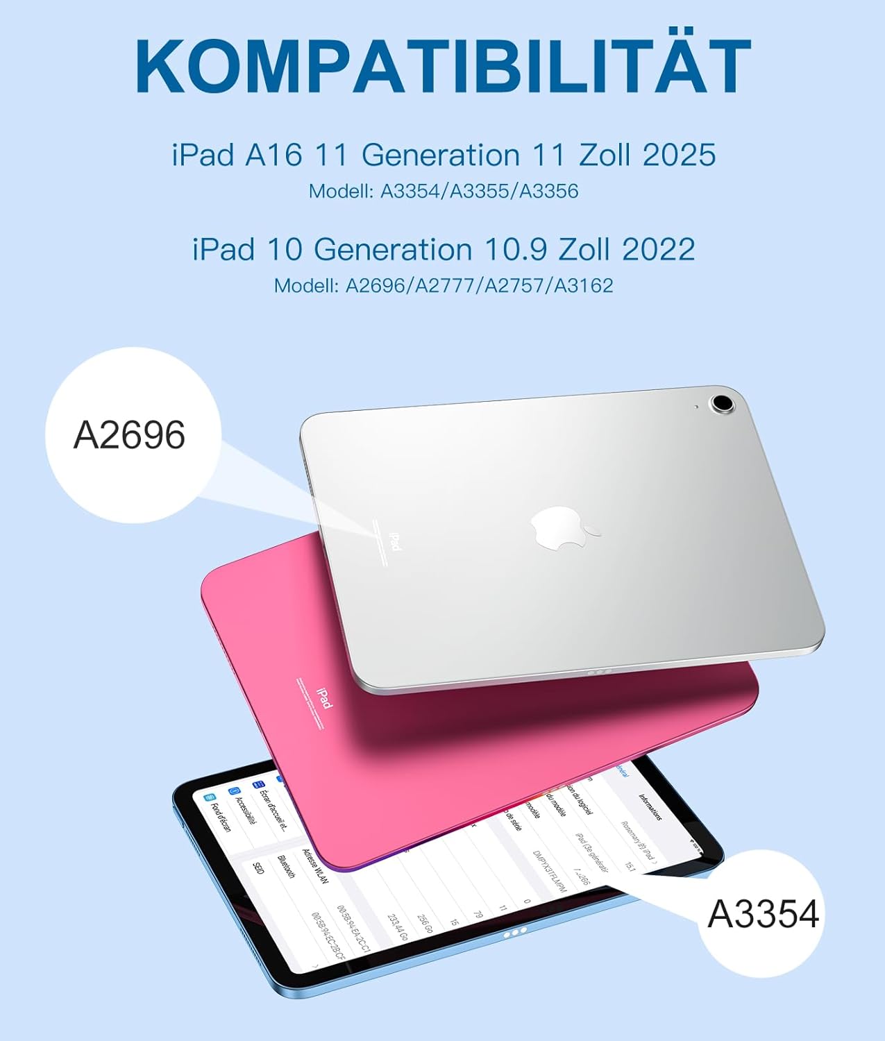 Detalle 2 de Vobafe Touchpad Hülle 11 Zoll