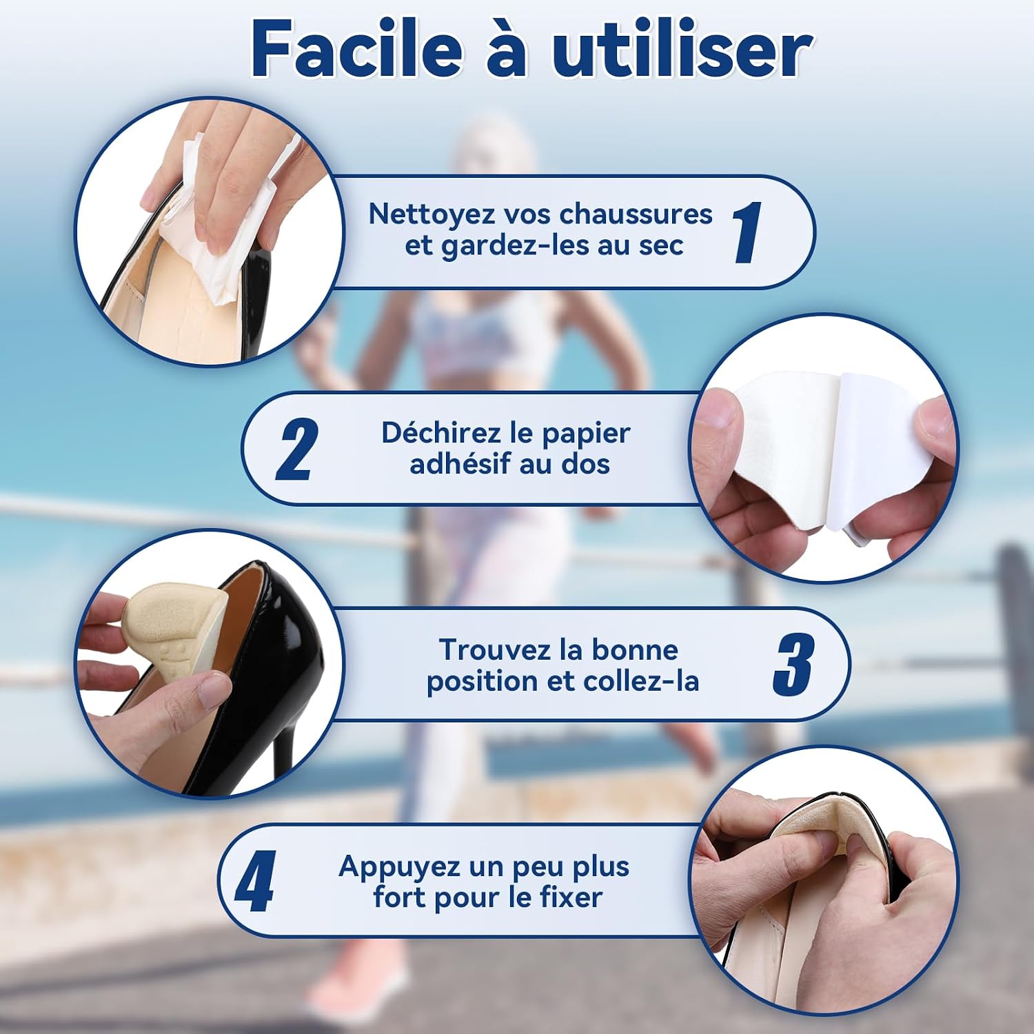 Thumbnail 6 de AnjoCare Coussinets de Talon 3 paires