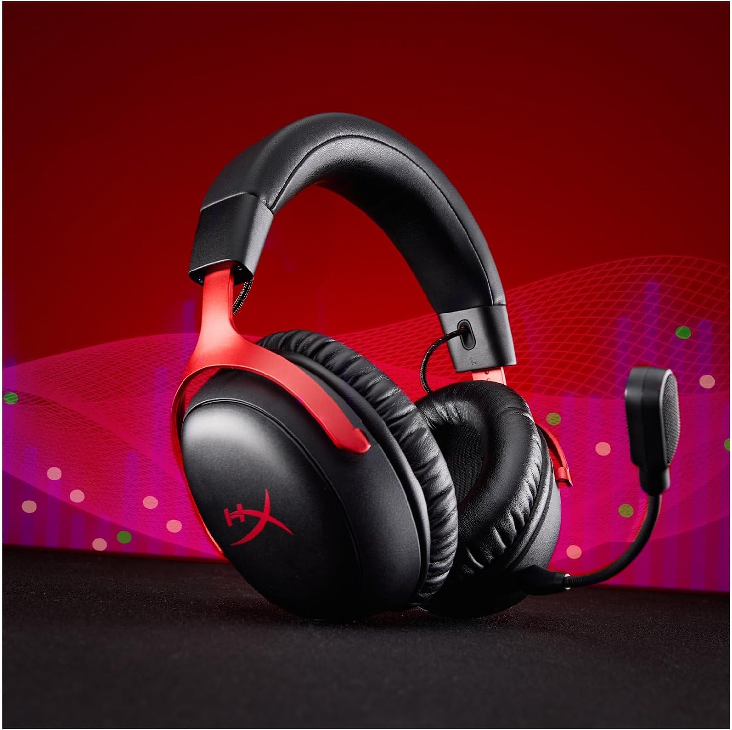 Detalle 2 de HyperX Cloud III S Wireless Gaming Headset – Bis zu 120 Stunden Akkulaufzeit