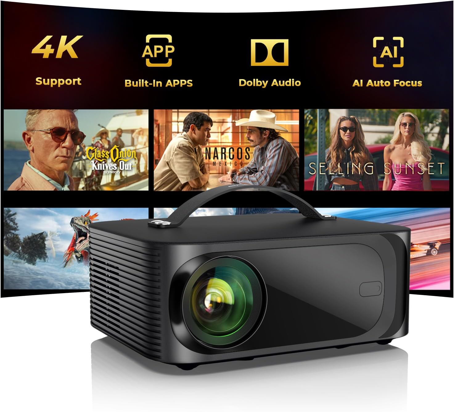 Detalle de ONOAYO ONO3Pro 2.0 4K Projector 2000 ANSI 📽