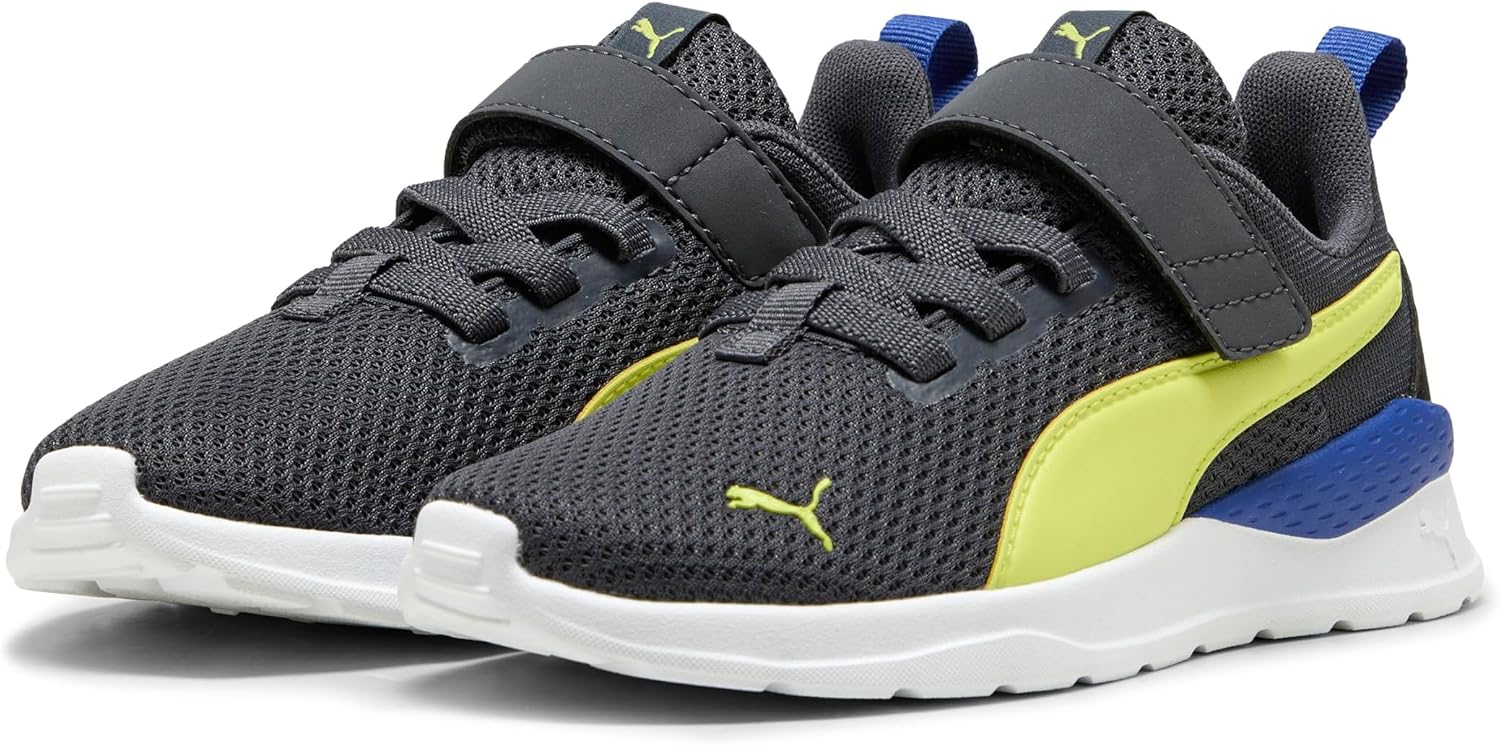 Detalle 2 de PUMA Anzarun Lite Ac+ Ps Unisex Kinder Sneaker – Puma Black/White, Größe 34 EU