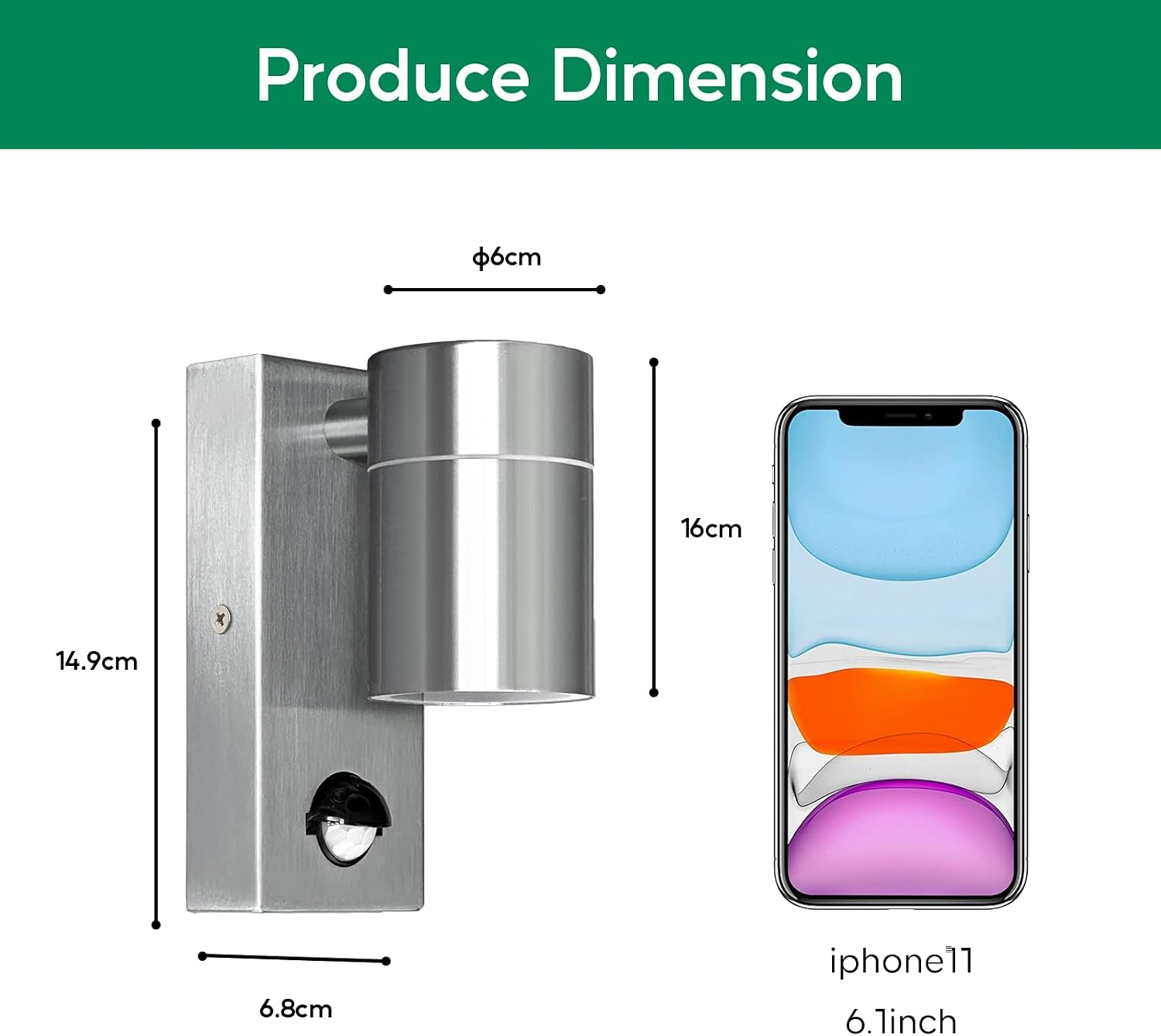 Thumbnail 1 de Kerry motion sensor wall lights IP44