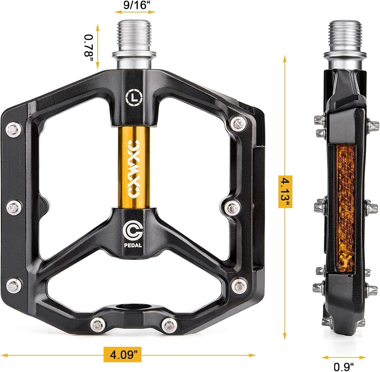 Thumbnail 1 de CXWXC MTB bike pedals with 8 pins