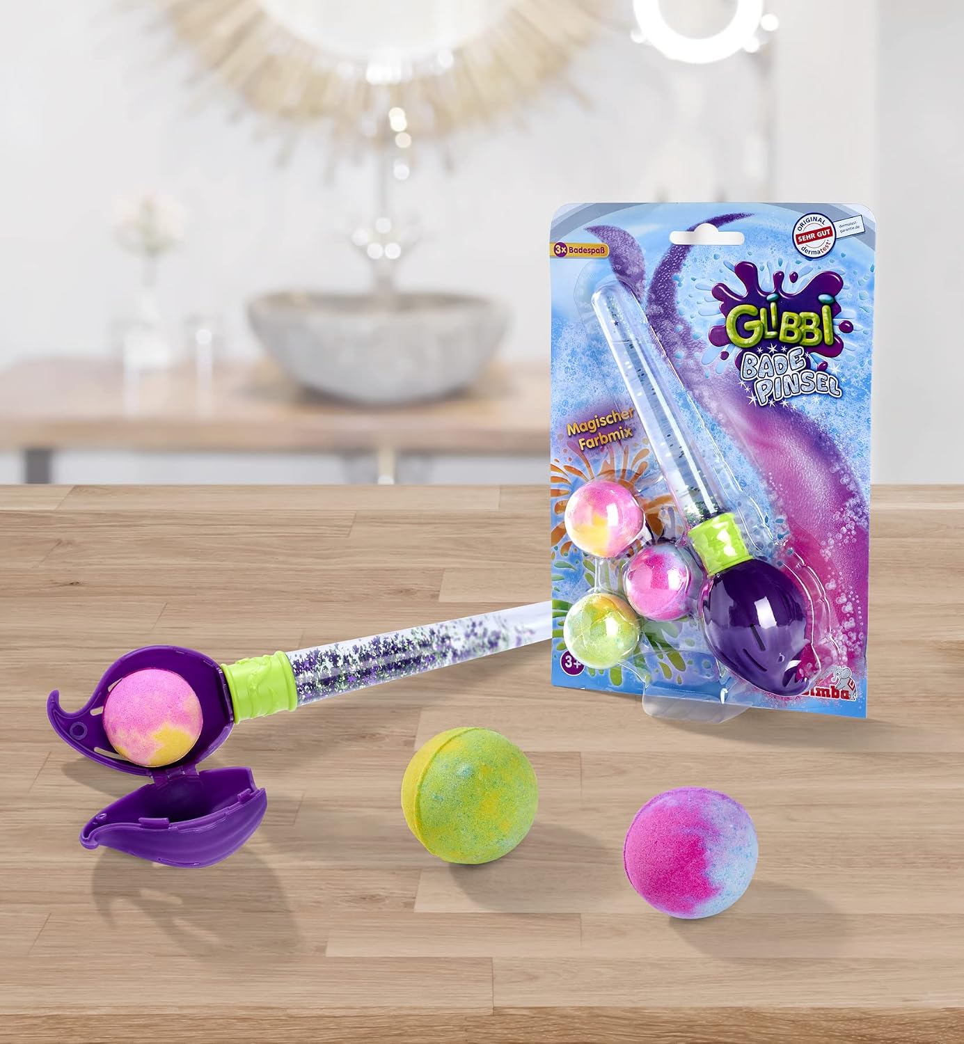 Thumbnail 6 de Simba Glibbi Badepinsel – Magischer Zauberstab für die Badewanne mit 3 Badebomben