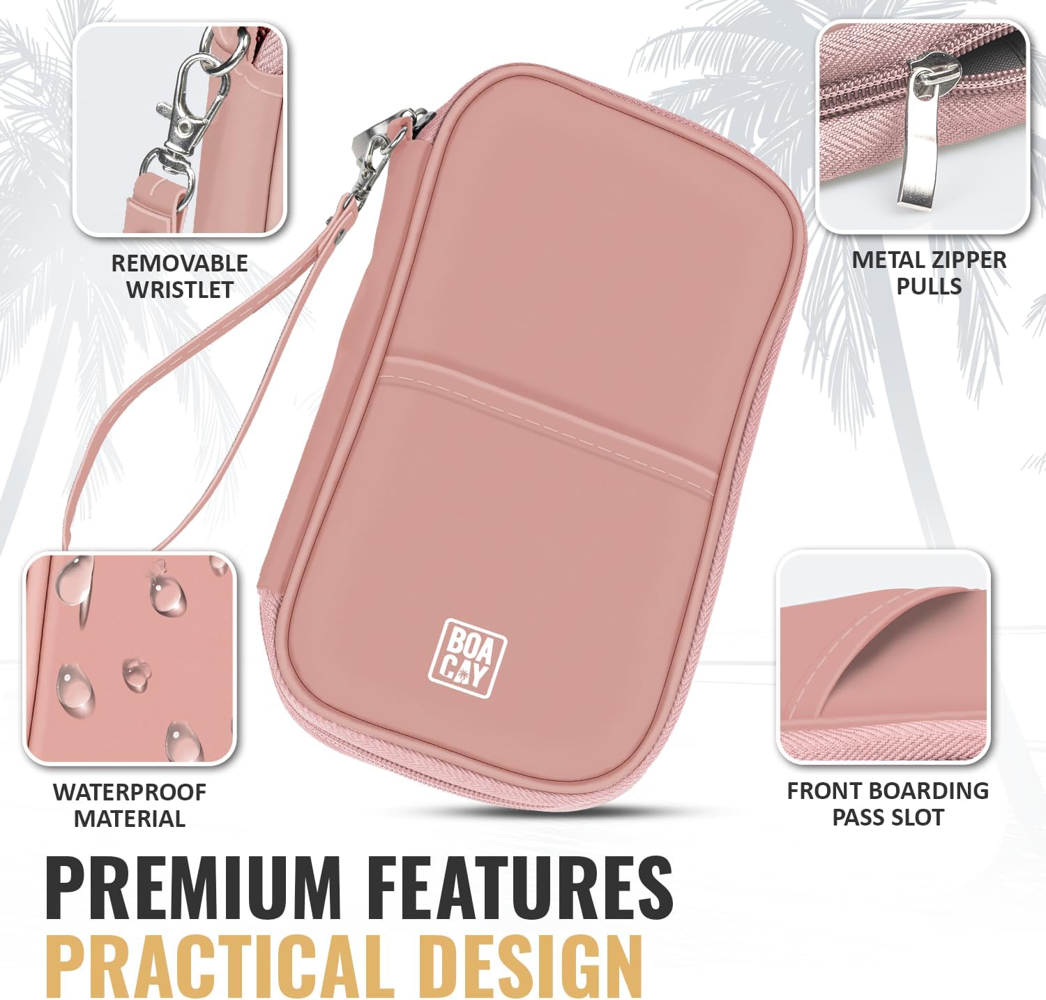 Thumbnail 3 de BOACAY Family Passport Holder RFID travel wallet