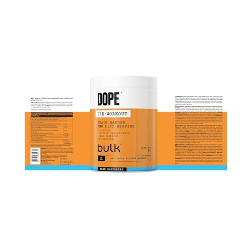 Thumbnail 8 de Bulk Poudre Pré-Workout Dope, Blue Framboise – énergie intense et concentration pour vos séances