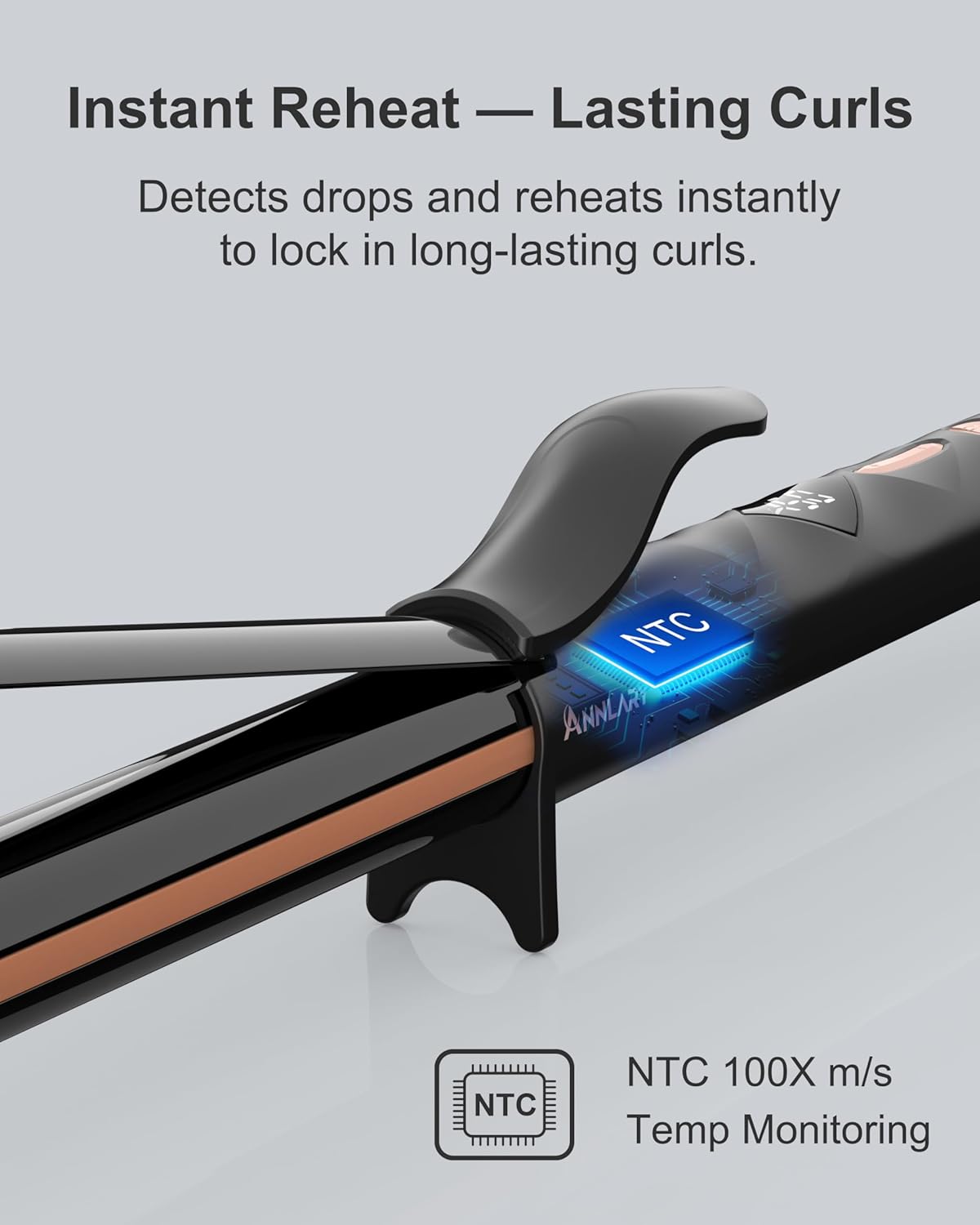 Detalle 2 de ANNLARY 1 Inch Curling Iron ๐โ