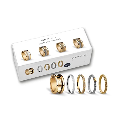 Thumbnail 5 de BERING Symphony-Set-E Anillo mujer acero inoxidable dorado 💍