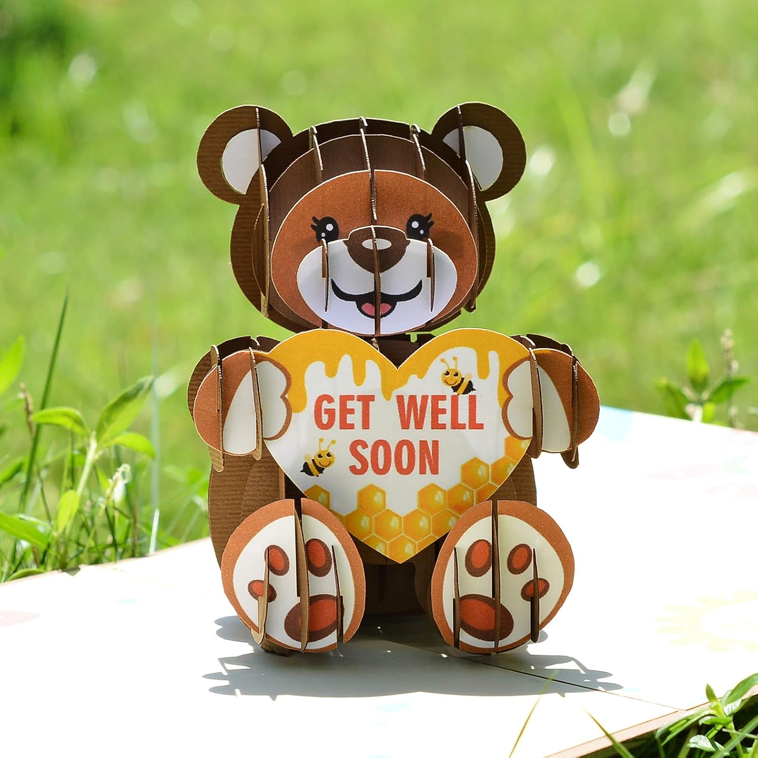 Thumbnail 1 de CUTPOPUP Teddybär Pop Up 3D Geburtstagskarte – liebevolles Pop-Up-Grußkarten-Highlight für Familie