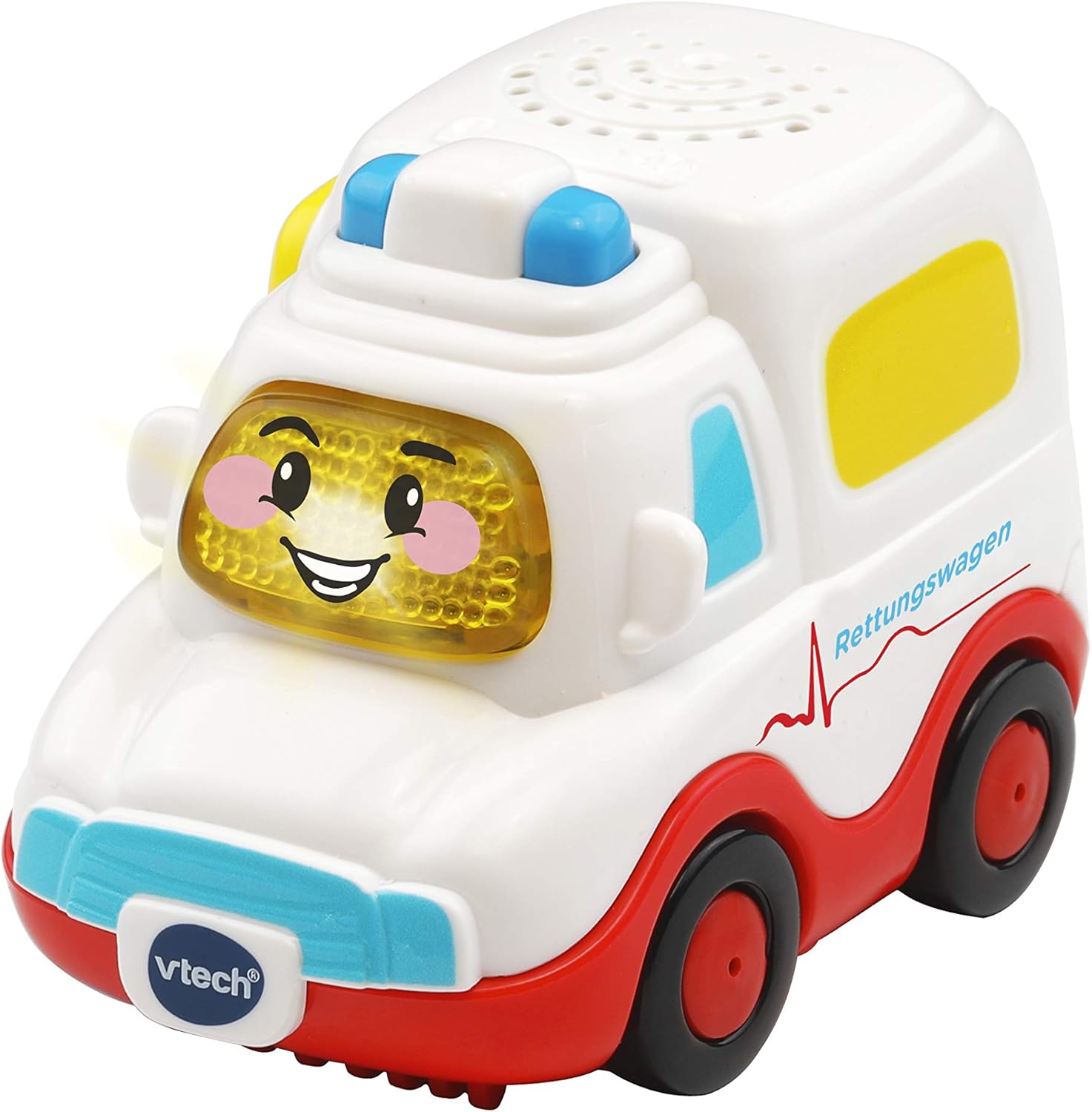 Detalle 2 de VTech Tut Tut Baby Flitzer – Rettungswagen: Spielzeugauto mit Musik und leuchtender Taste