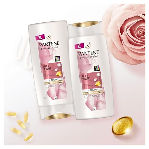 Detalle de Pantene Lift'N'Volume Thickening Shampoo with Biotin – 1L