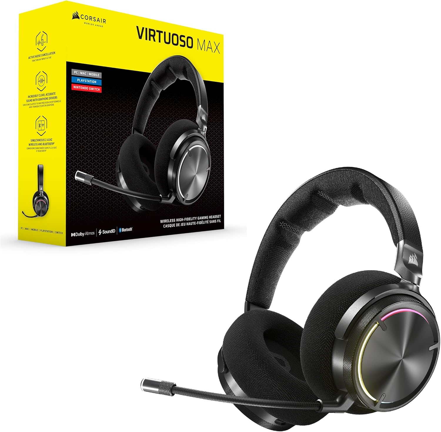 Thumbnail 8 de Corsair Virtuoso MAX Wireless Auriculares Gaming Bluetooth