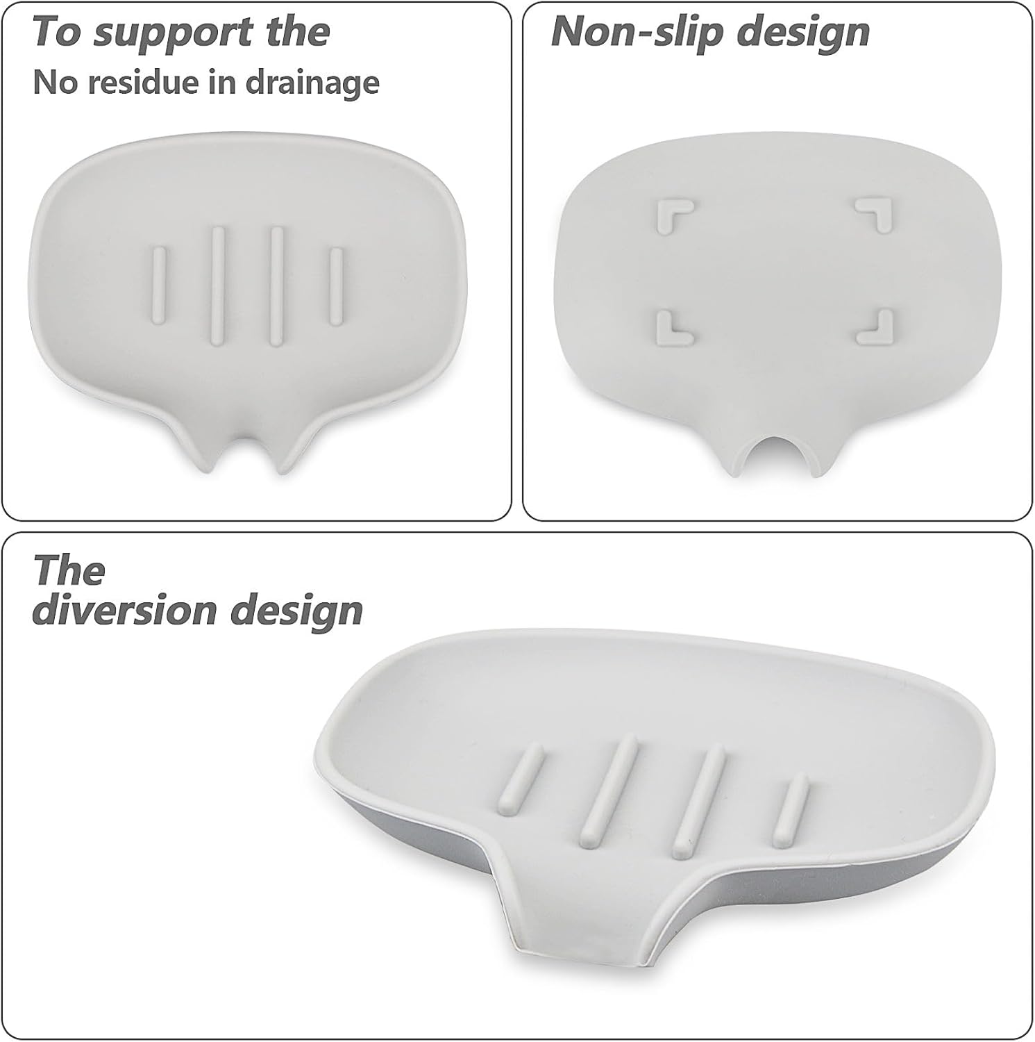 Thumbnail 5 de Fikiro Seifenschale 2er Set mit Silikonnetz