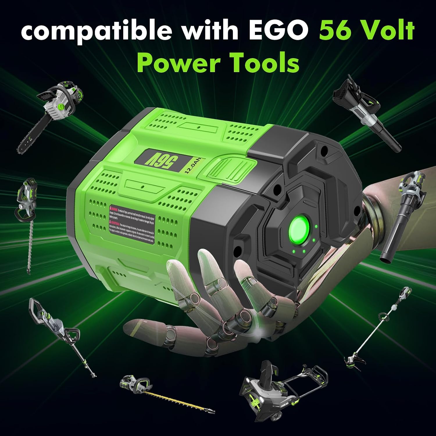 Detalle 2 de Replacement Battery for EGO 56V Tools 12.0Ah