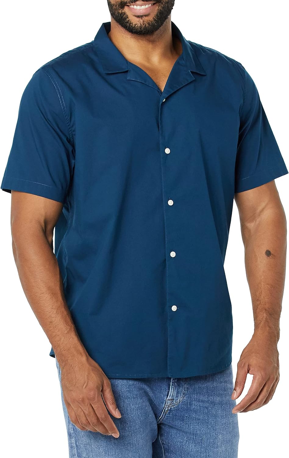 Thumbnail 6 de Amazon Essentials Men’s Vacation Cotton Resort Shirt, Slim-Fit Short Sleeve