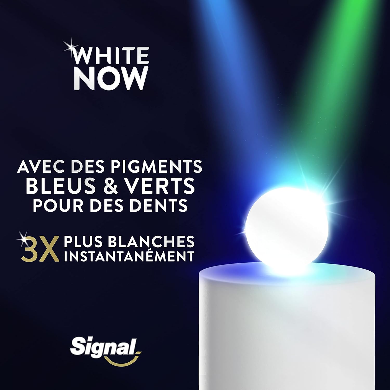 Thumbnail 5 de SIGNAL White Now Gold Blancheur – Dentifrice 3x75 ml pour un sourire plus blanc dès le premier brossage