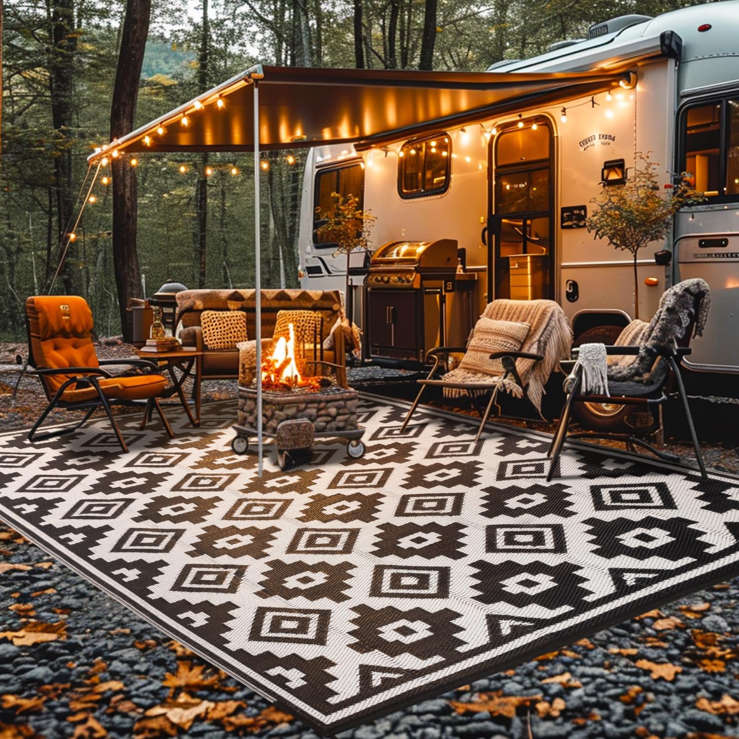 Detalle de Shilucheng Outdoor Rug 10x12 ft