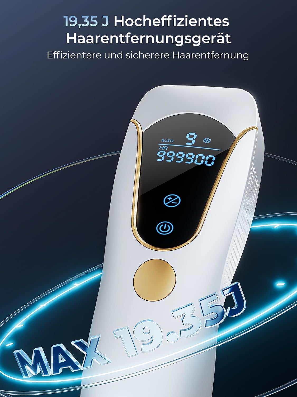 Thumbnail 3 de IPL Gerät zur Haarentfernung – Schmerzfreie Behandlung zu Hause mit Eiskühlsystem