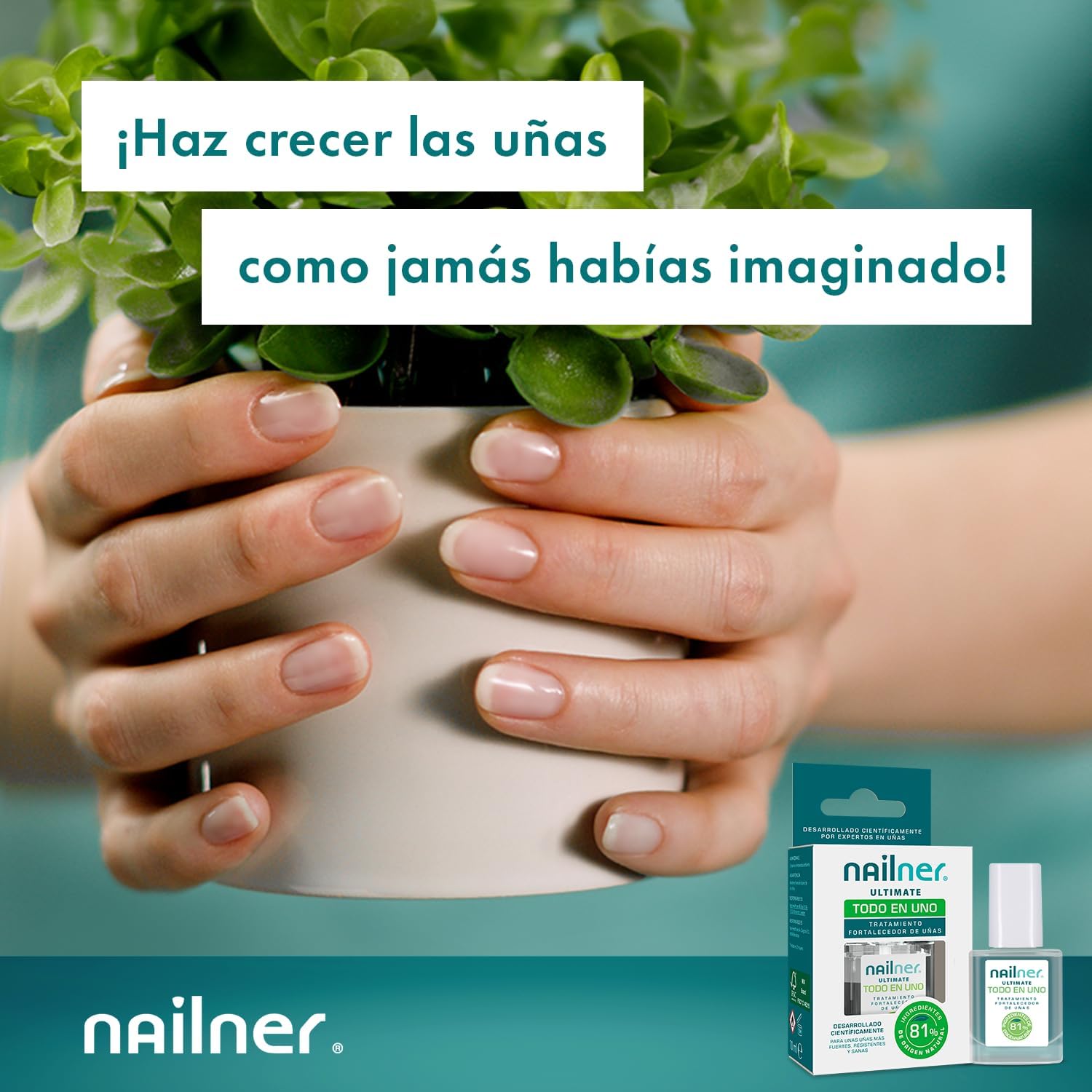 Detalle 2 de Nailner Ultimate 10ml - Tratamiento y Esmalte Fortalecedor 💅