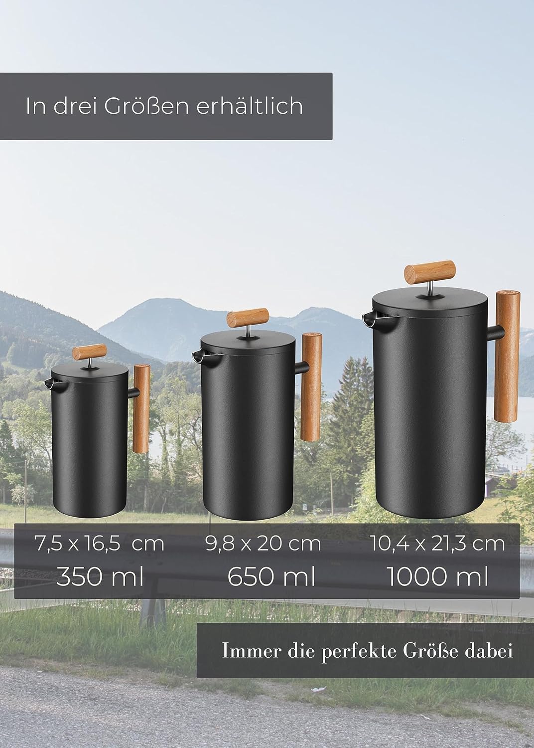 Thumbnail 5 de Lambda Coffee® Cafetera Francesa Térmica de Acero Inoxidable ☕️