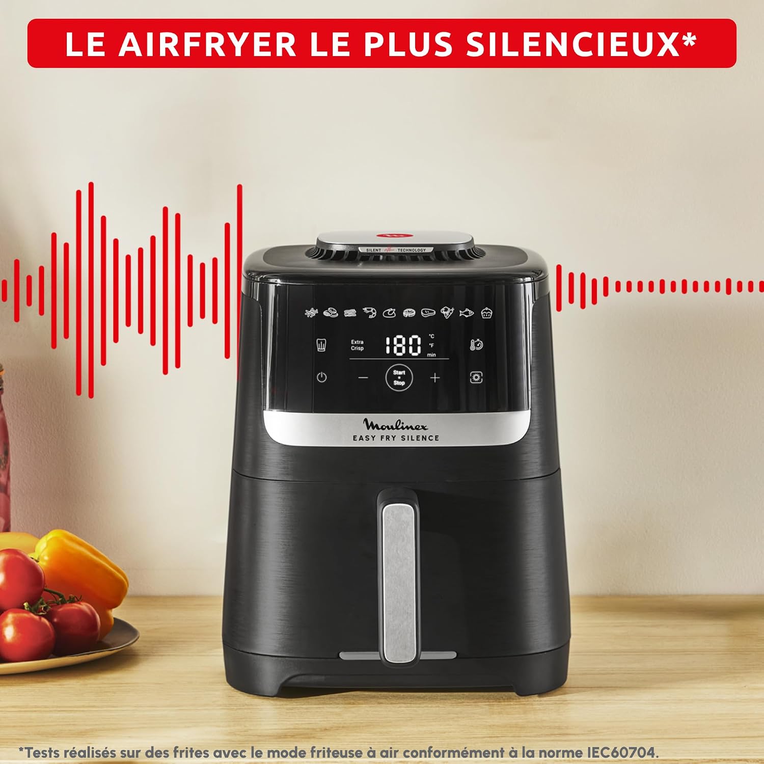 Detalle de Moulinex Easy Fry Silence friteuse 5L đ