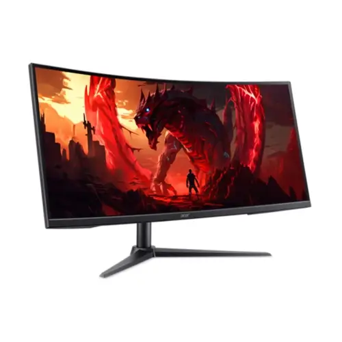 Detalle 2 de Acer Nitro XZ0 XZ340CURW0: monitor gaming 34 pulgadas curvo UWQHD a 240 Hz para entusiastas del alto rendimiento