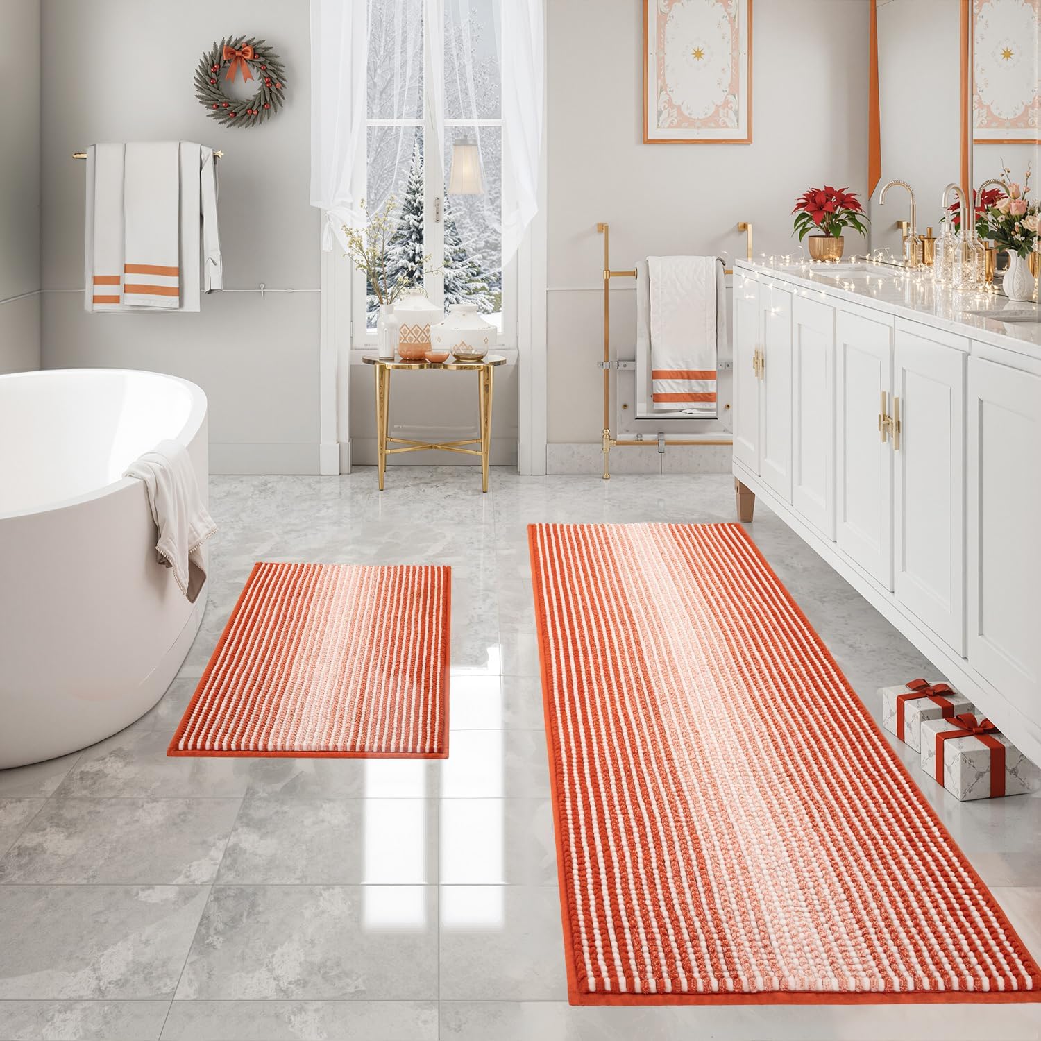 Thumbnail 6 de BSICPRO Bath Rugs 2-Piece Chenille Set