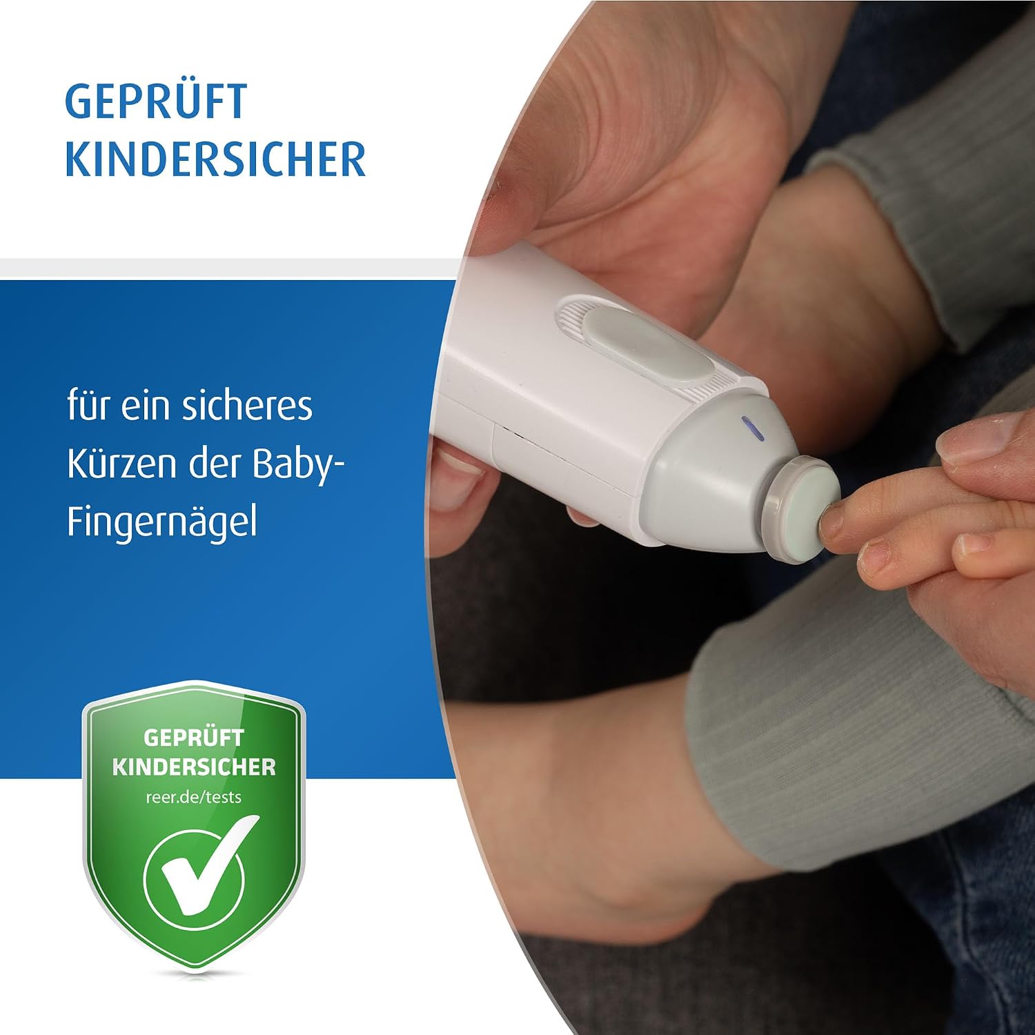 Thumbnail 1 de reer BabyCare elektrische Nagelfeile 5 Aufsätze