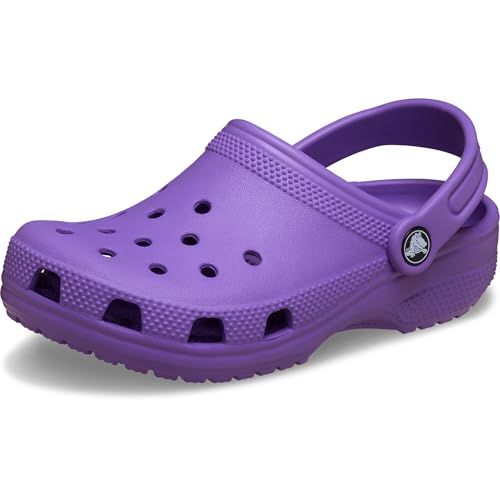 Detalle de Crocs Classic Clog Kids, Purple, UK 13 – Lightweight Croslite with heel strap