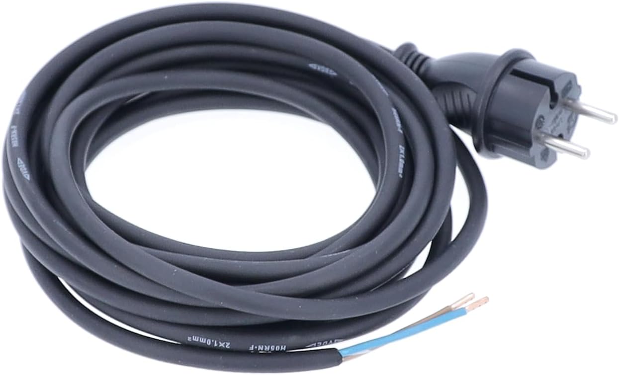 Thumbnail 2 de as - Schwabe Bohrmaschinen-Anschlussleitung 5 m | Gummi-Anschlussleitung H05RN-F 2x1,0mm, IP44, Konturenstecker