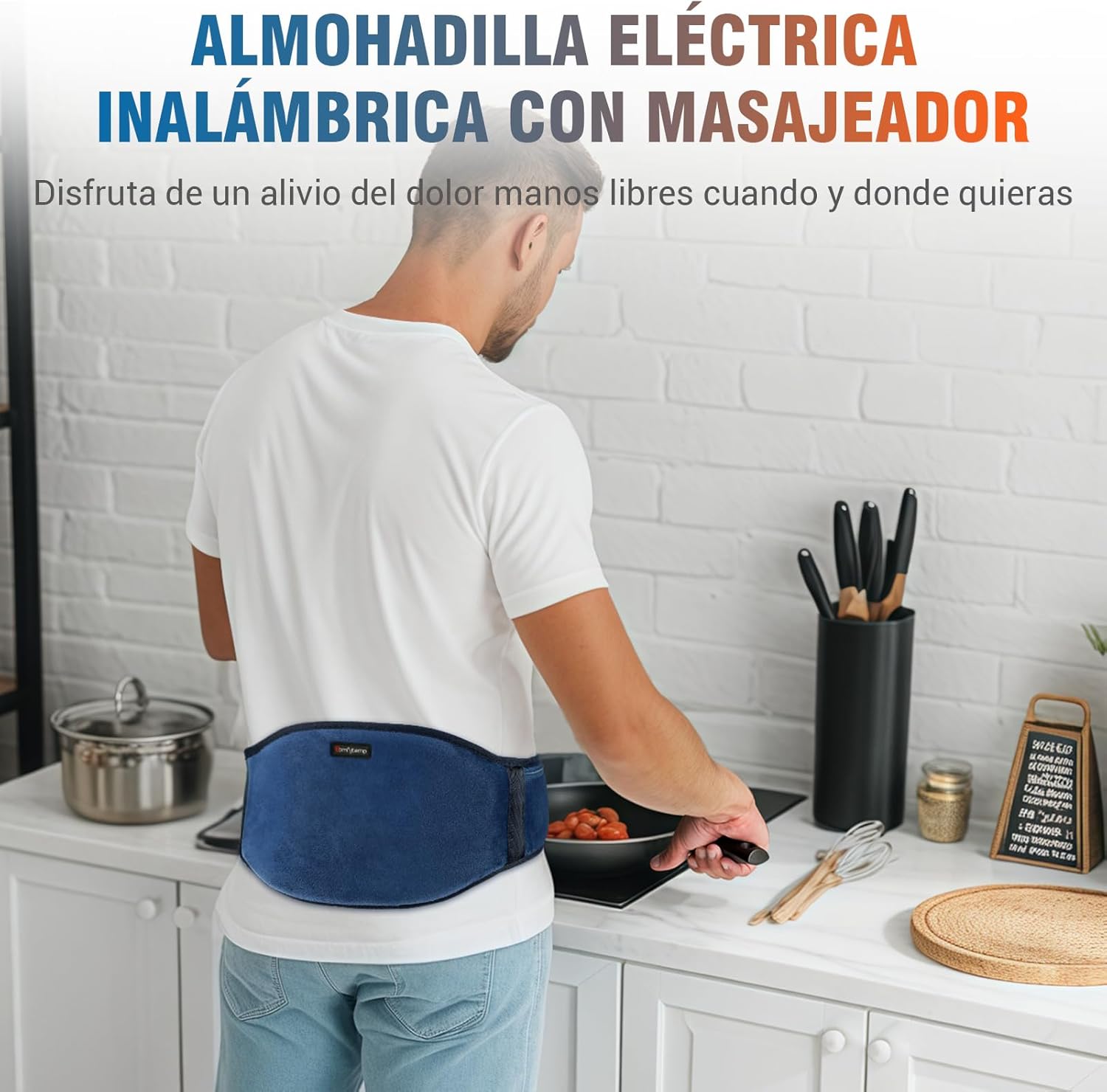 Thumbnail 4 de Comfytemp Almohadilla Térmica Lumbar 18x147cm