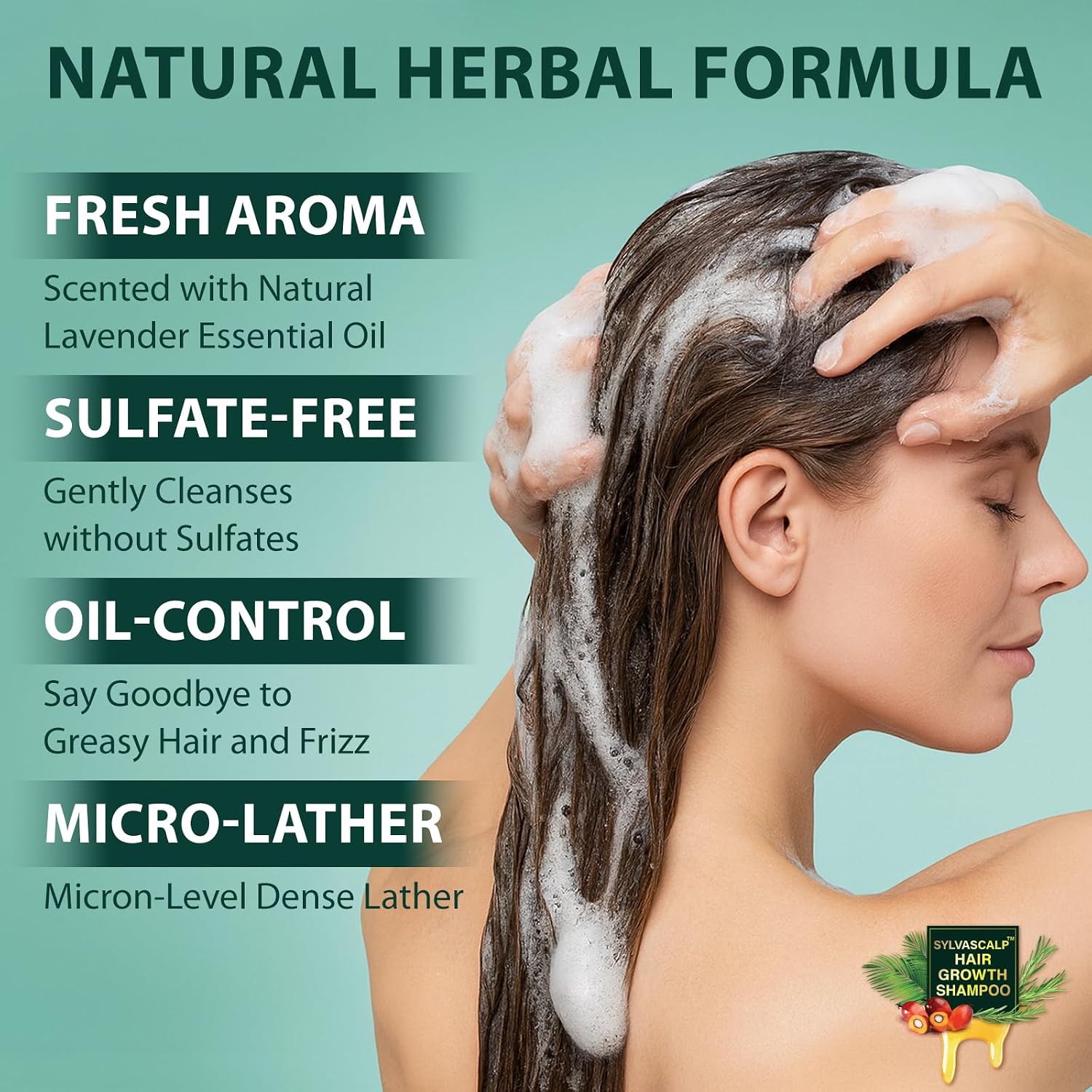 Detalle 2 de Rosemary & Batana Oil Hair Growth Shampoo, Sulfate-Free