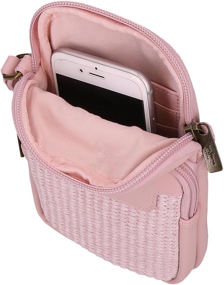 Thumbnail 4 de Pepe Jeans Clara by Joumma Bags: borsa e tracolla RFID in beige e rosa
