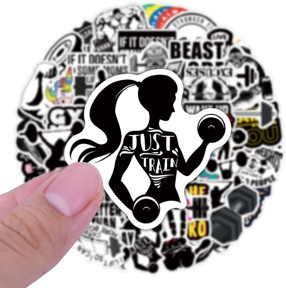 Detalle de Gym stickers, 50-piece set