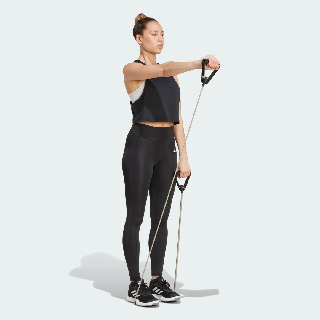 Thumbnail 2 de Adidas Camiseta corta Yoga Essentials Negro