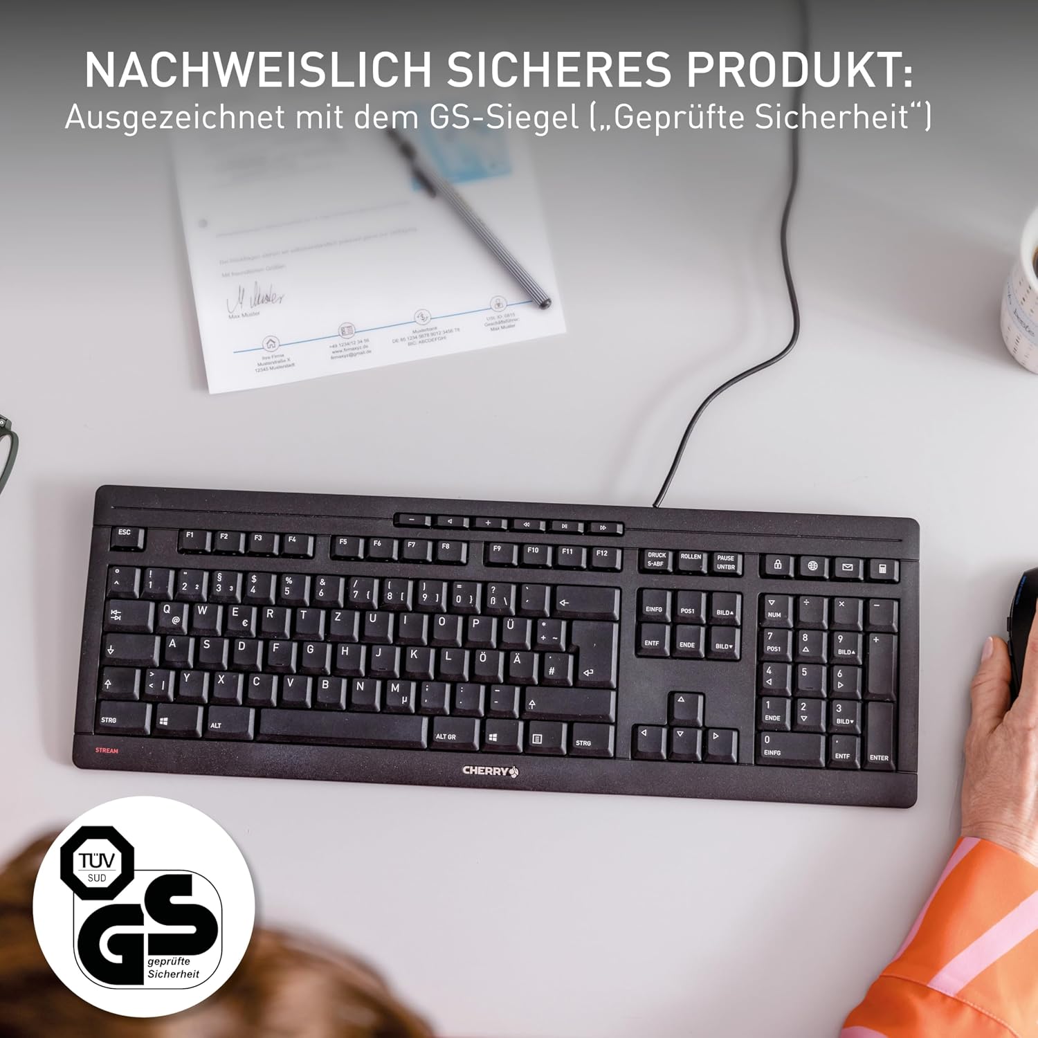 Thumbnail 6 de CHERRY Stream Keyboard QWERTZ Business