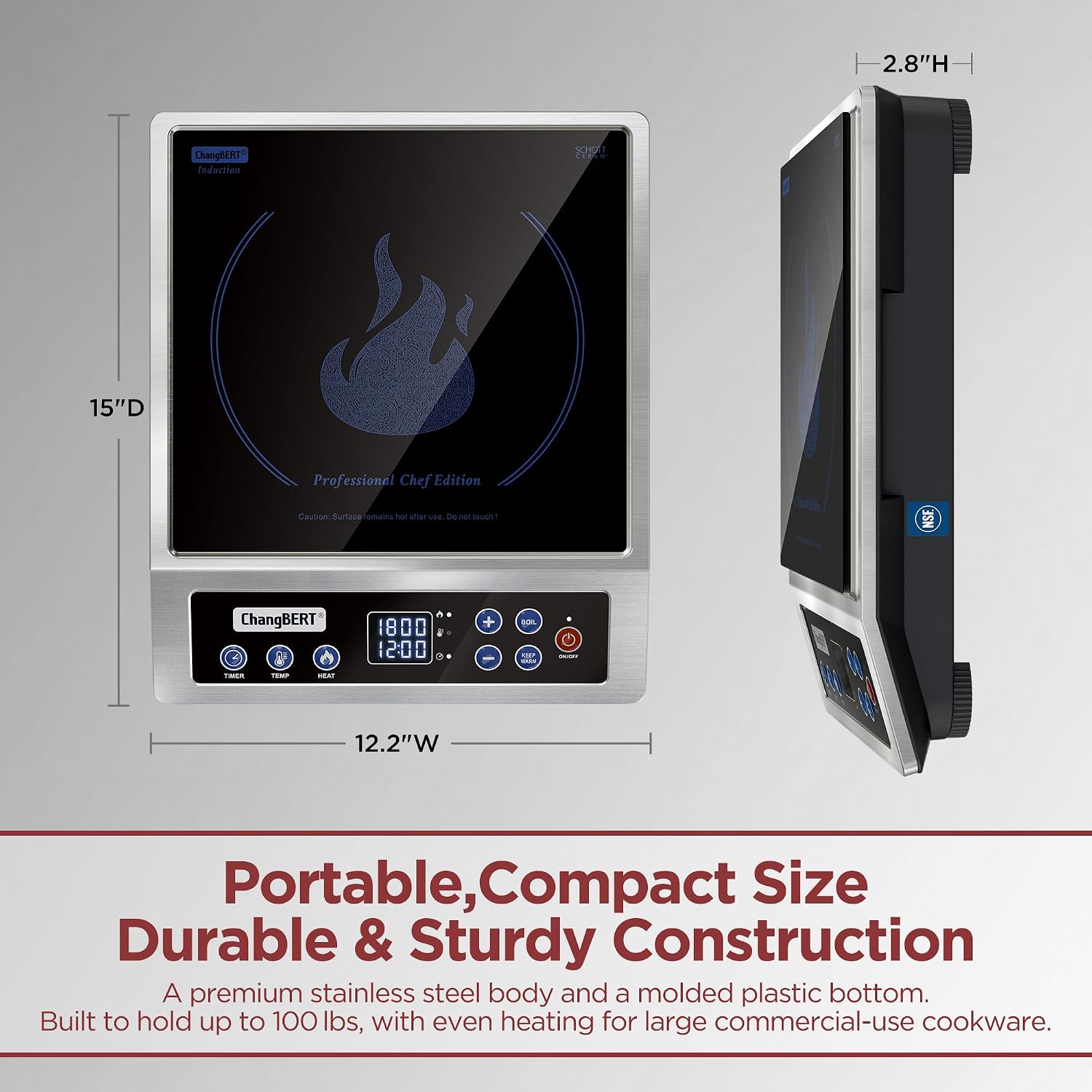 Thumbnail 5 de ChangBERT Induction Cooktop 1800W