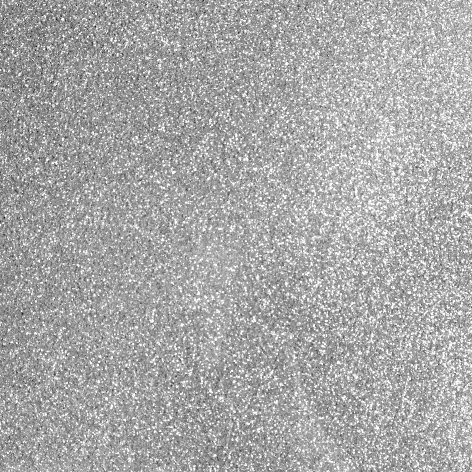 Thumbnail 2 de Cricut Smart Iron-On Heat-Transfer Vinyl Glitter Silver 33 cm x 0,9 m (1 foglio) – senza tappeto